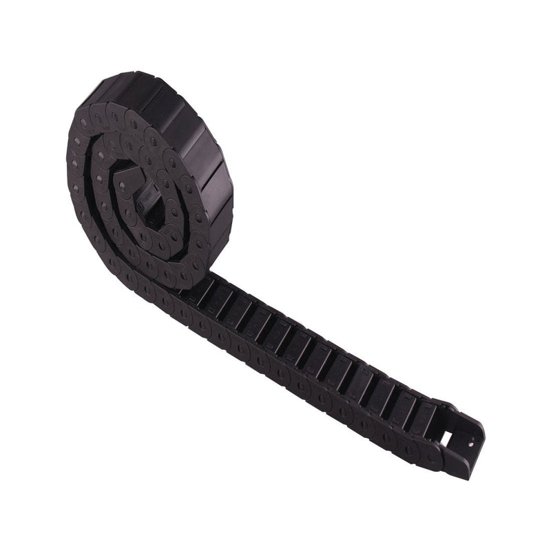 15mm x 30mm Plastic Semi Closed CNC Machine Tool Cable Wire Carrier Drag Chain 1M Black Ted Lele (15mm x 30mm) 15mm x 30mm