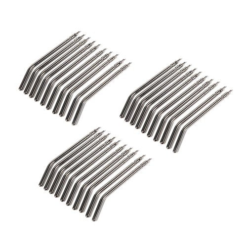BoNew-Oral 50PCS Air Water Spray Syringe Autoclavable Metal Alloy Nozzles/Tips/Tubes