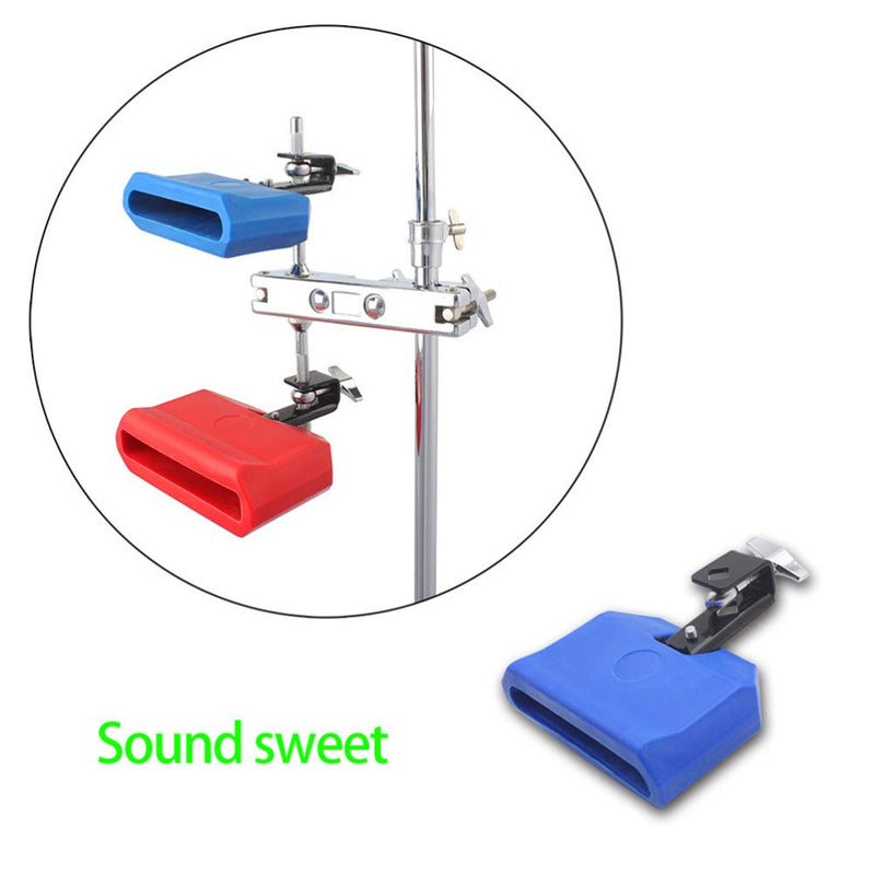 [AUSTRALIA] - HEALLILY Jam Block Plastic Latin Percussion Block Drum Musical Instrument Kit Drums And Percussion Drum Accessory (Blue) Blue 