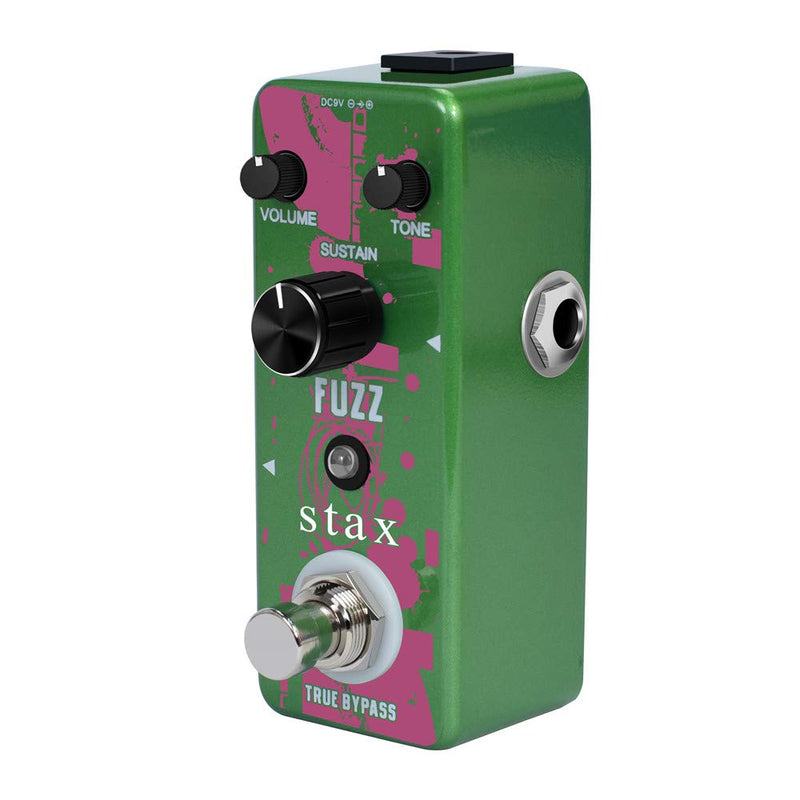 [AUSTRALIA] - Stax Guitar Fuzz Pedal Special Analog Fuzz Effect Pedals For Electric Guitar Plump And Rich Mini Size Wtih True Bypass 
