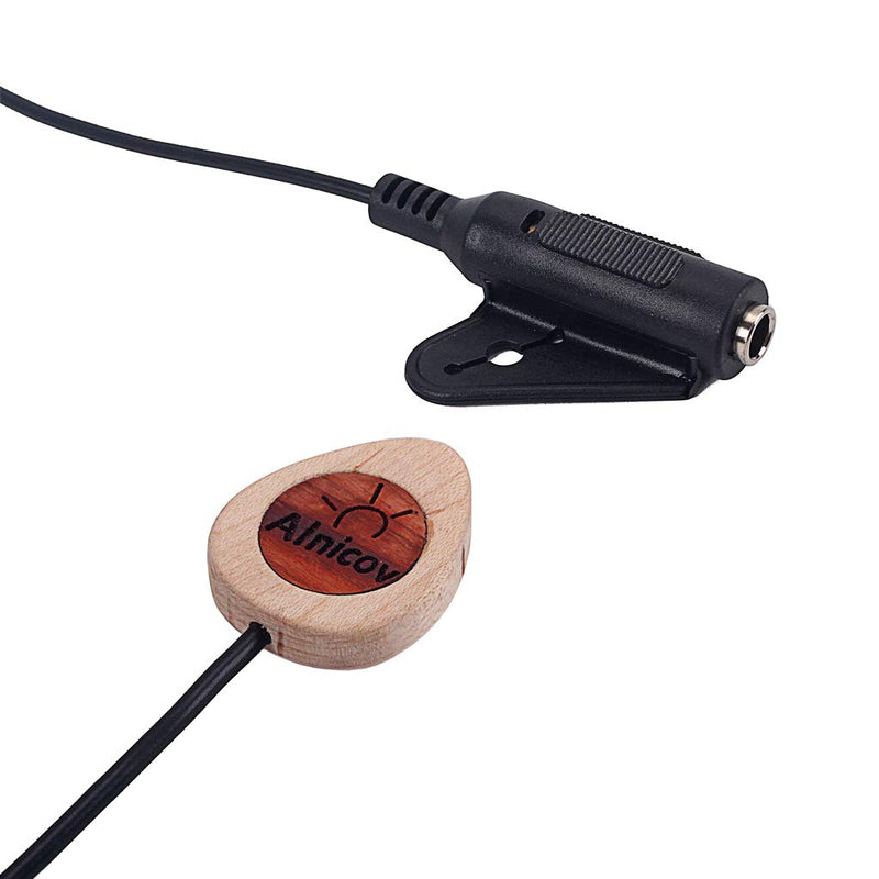 [AUSTRALIA] - Alnicov Guitar Pickup Wood Piezo Contact Microphone Pickup For Guitar Violin Banjo Mandolin Ukulele Guitar,maplewood 