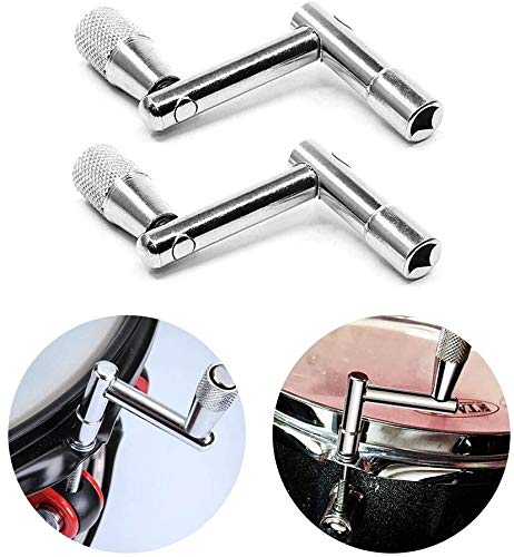 Drum Keys 4 Pack 2 Drum Tuning Key & 2 Continuous Motion Speed Key for Drummers Percussion Instruments Universal