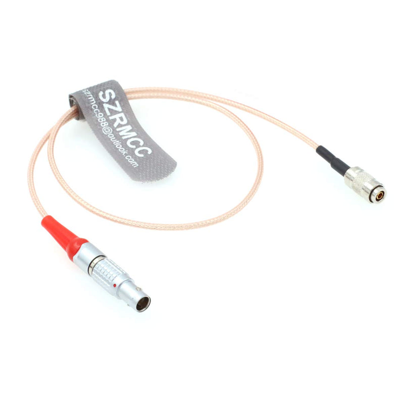 SZRMCC DIN 1.0/2.3 to 0B 5 Pin Male Timecode Input Cable for Ultrasync One Sound Devices 633 (Straight) Straight