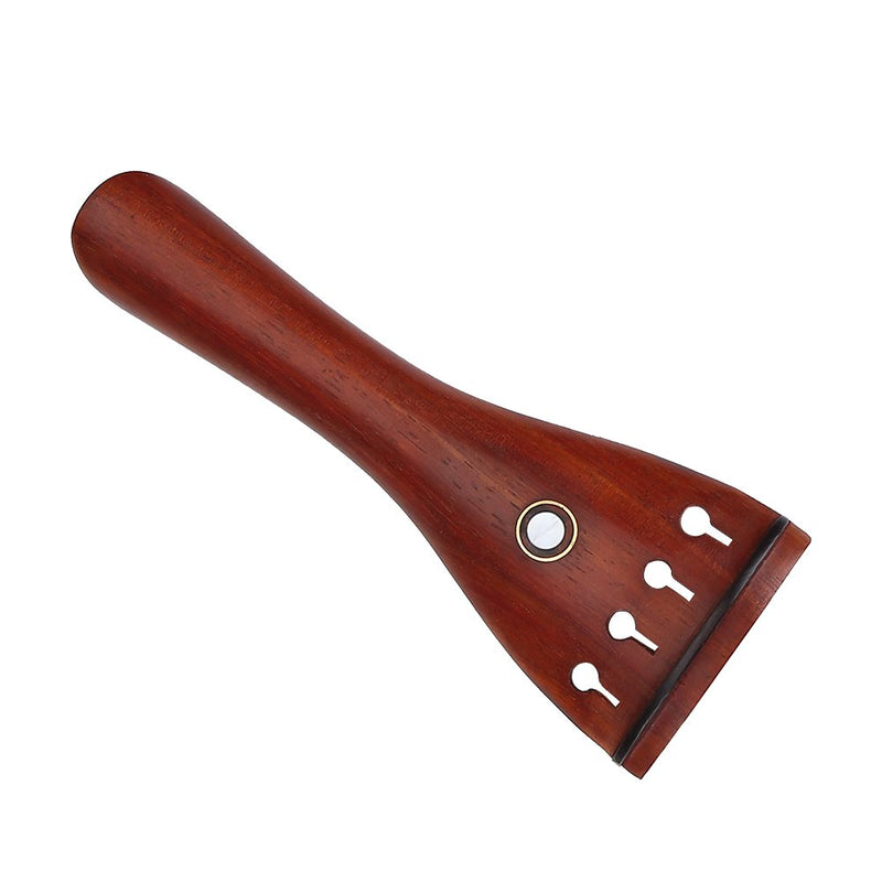 Bnineteenteam 4/4 Rosewood Violin Chin Rest Chinrest with Tuning Peg Tailpiece Endpin Violin Accessory Kit