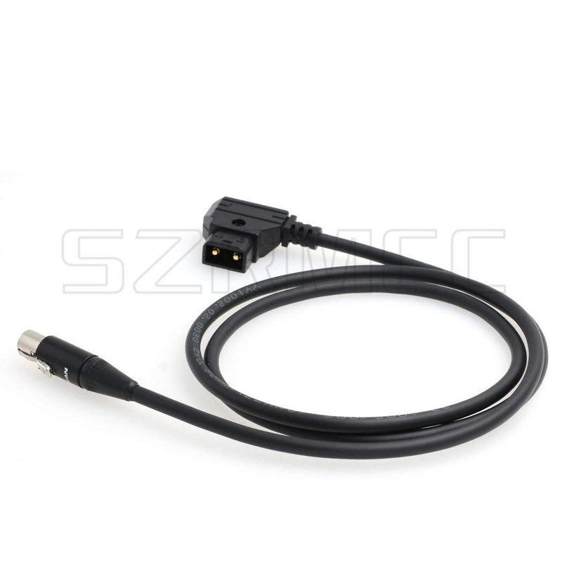 [AUSTRALIA] - SZRMCC TVLogic VFM Monitor Alphatron EVF Power Cable D-tap 2 Pin Male to Mini XLR 4 Pin Female (Straight Cable) Straight Cable 