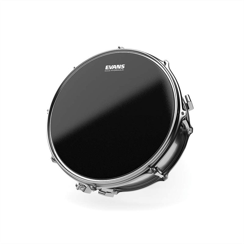 Evans Hydraulic Black Drum Head, 14 Inch