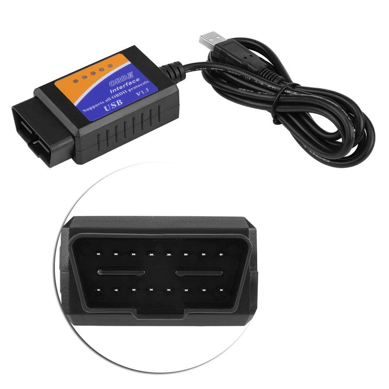 Universal OBD2 Diagnostic Cable Interface Scanner ,Keenso OBD2 USB Cable for Citroen Car USB Connector V1.5