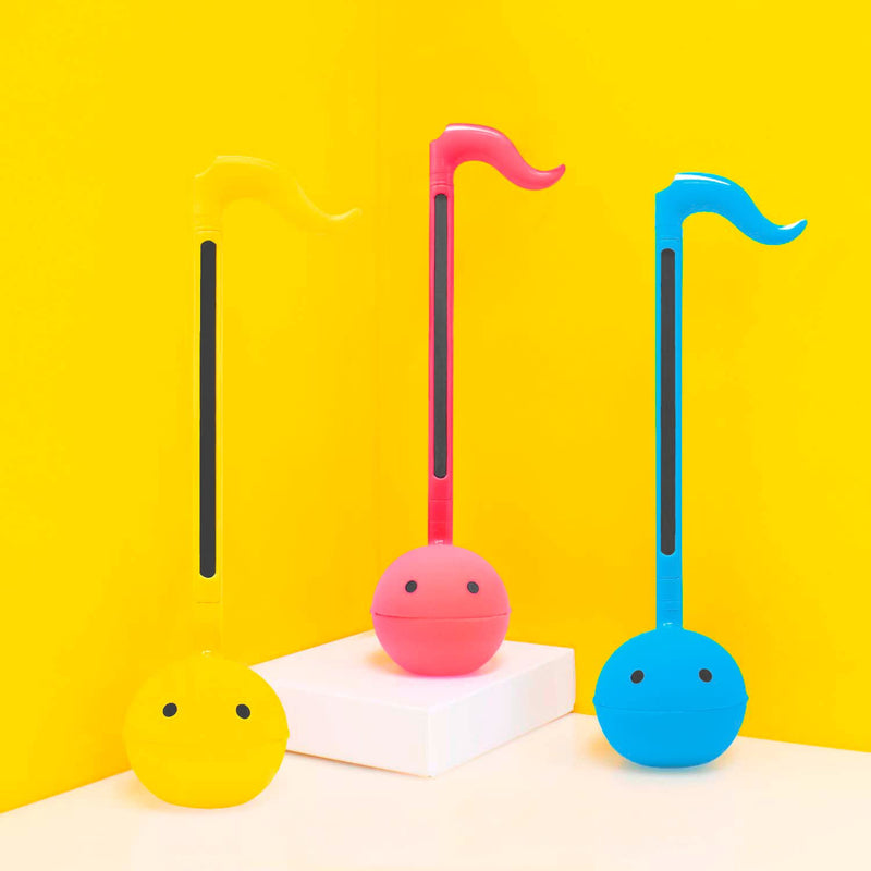 Otamatone [Color Series] Japanese Electronic Musical Instrument Portable Synthesizer from Japan by Cube/Maywa Denki [English Version] [Regular Size], Blue