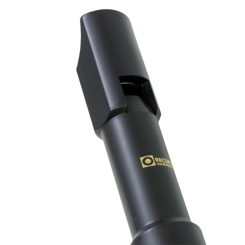 Recorder Workshop 921C Irish Whistle - Matt Black Colour & 922D Irish Whistle in D - Black + Whistle