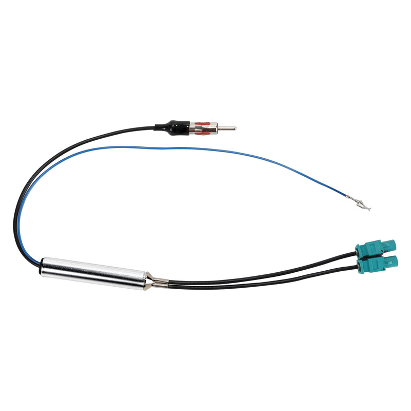 [AUSTRALIA] - Anina Dual Twin Fakra Radio Antenna Adapter for 2004-UP VW Volkswagen Audi Skoda Aftermarket GPS Navigation Stereo Head Unit Receiver Twin fakra to Din 
