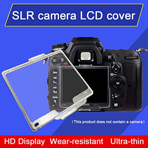 [2-Pack] D700 LCD Screen Protective Cover for Nikon D700 SLR Camera, WH1916 Transparent ABS Screen Protector, Replace BM-9 BM-9 (for D700)