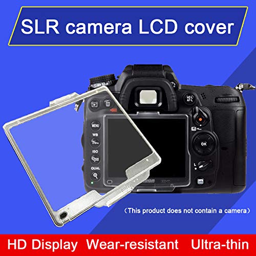 [2-Pack] D300 LCD Screen Protective Cover for Nikon D300 D300S SLR Camera, WH1916 Transparent ABS Screen Protector, Replace BM-8 BM-8 (for D300, D300s)