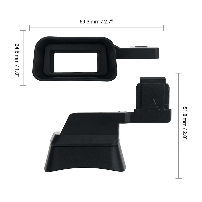 Soft Silicon Camera Viewfinder Eyecup Eyeshade for Sony A7C Alpha 7C (ILCE7CL/S) Eyepiece Eye Cup Protector for A7C
