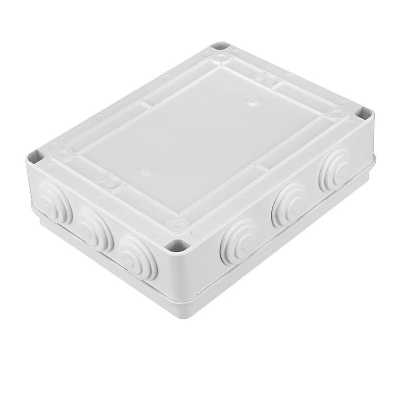Awclub ABS Plastic Dustproof Waterproof IP65 Junction Box Universal Electrical Project Enclosure White 10"x7.9"x3.1"(255mmx200mmx80mm) 10"x7.9"*3.1"