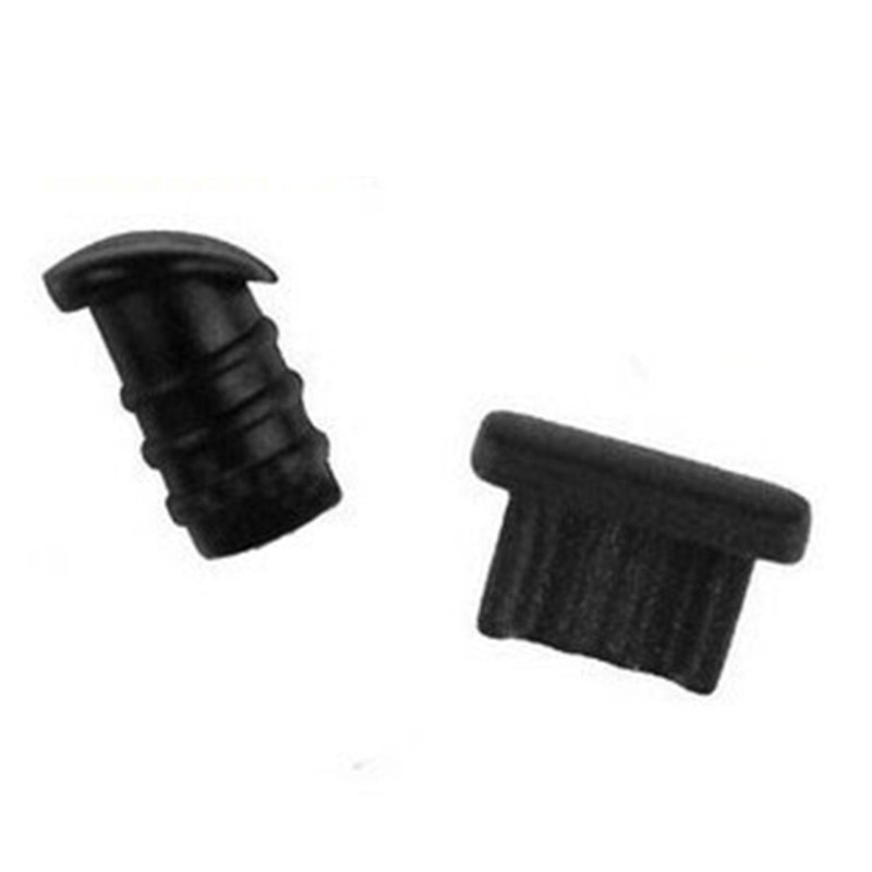 uxcell a13060300ux0624jp 25 Pcs Anti Dust Soft Plastic Dock Cover Micro USB Port Dustproof Cover Pack of 25