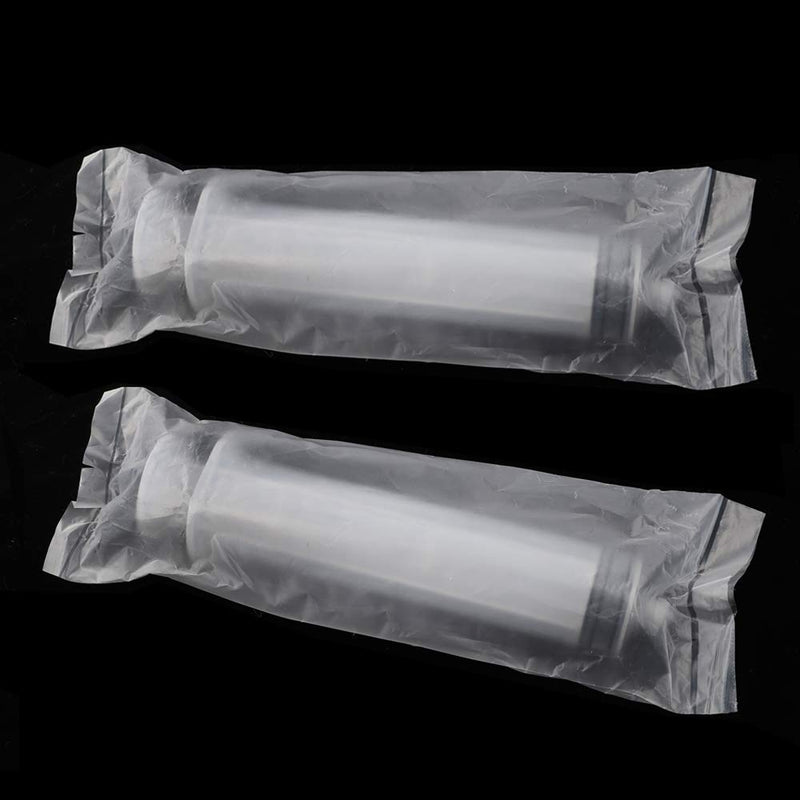 [AUSTRALIA] - DEPEPE 2pcs 100ml Large Plastic Syringe with 2pcs 47in Handy Plastic Tubing and Luer Connections for Scientific Labs, Measuring, Watering, Refilling, Filtration, Feeding 