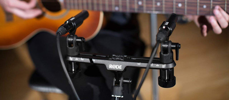 RØDE Stereo Bar 20cm Stereo Array Spacing Bar & Stagg 3m XLR to XLR Plug Microphone Cable