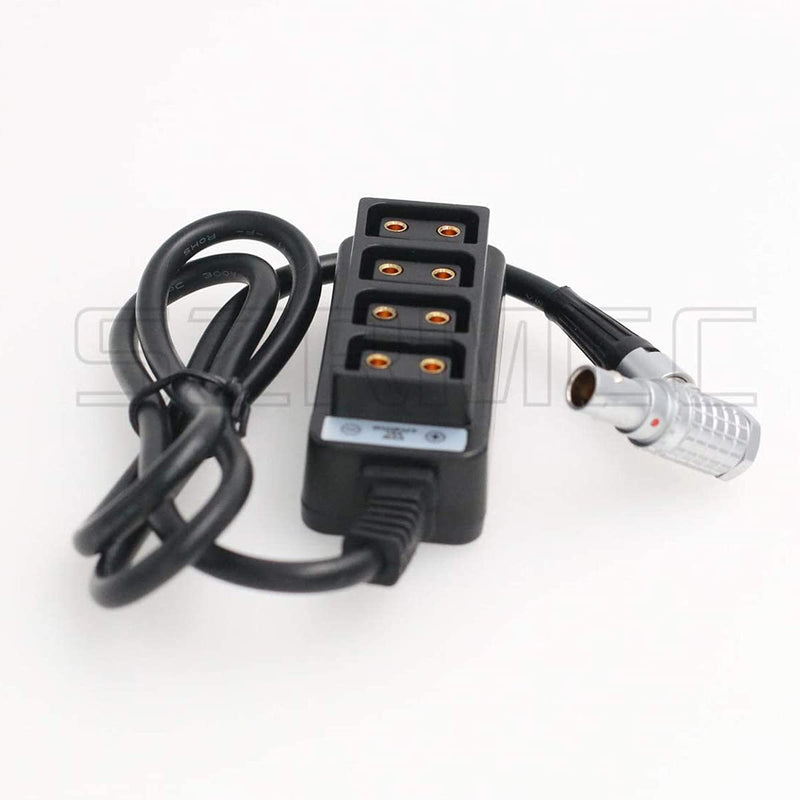 SZRMCC Arri Amira/XT Camera RED DSMC2 AUX 0B 2 Pin Power Out 12V to 4 D tap Splitter Cable