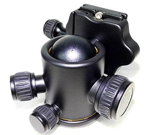 Koolehaoda Camera Tripod Ball Head 360 Degree Fluid Rotation Ballhead with Quick Release Plate for Tripod SLR Camera. Max Load: 15kg K-08