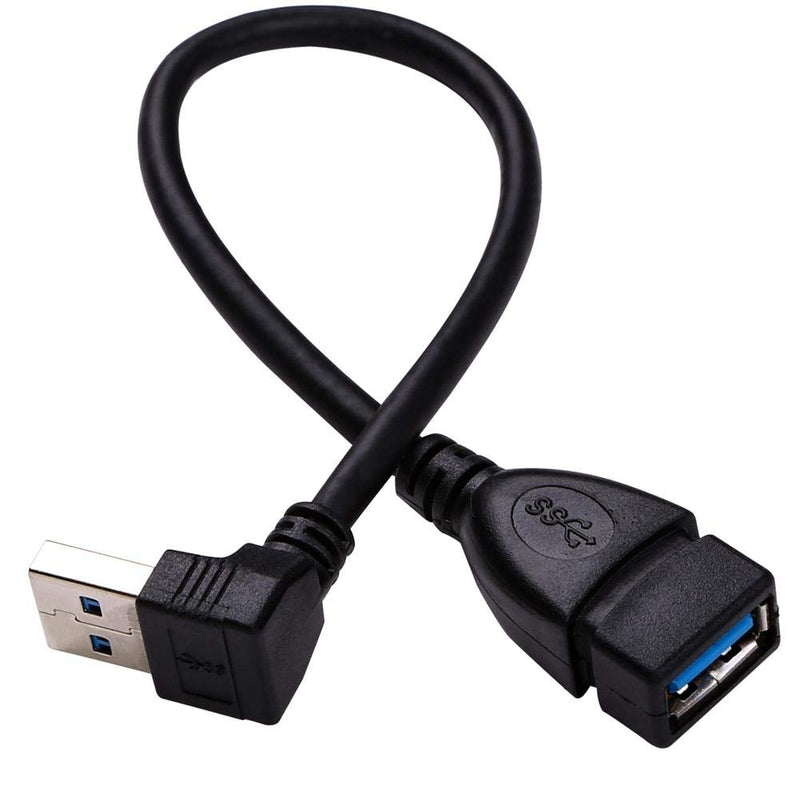 SMAYS Up Angle USB 3.0 Extension Cord - Male to Female Extended Cable