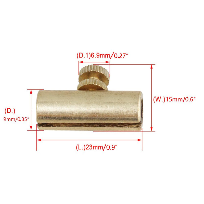 Timiy Adjustable Cello Wolf tone Eliminator Wolf Tone Mute Suppressor Tube (Gold)