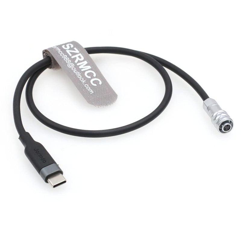 SZRMCC USB Type-C to Weipu SF610 2 Pin PD Trigger Power Cable for BMPCC Blackmagic Pocket Cinema Camera 4K 6k