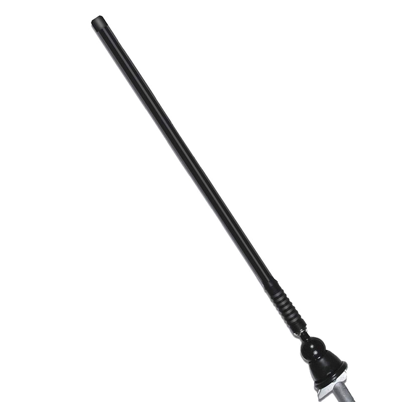 EnrockMarine 20B Black Flexible Rubber Mast Long Range Marine Boat Yacht AM/FM Radio Antenna