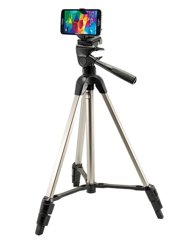 Arkon Tripod Adapter with Phone Holder for iPhone XS Max XS XR X 8 Galaxy S10 S9 Note 9 8 Retail Black