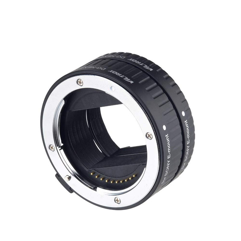 Viltrox DG-NEX Metal Mount Auto Focus AF Macro Extension Tube Ring Set 10mm,16mm for Sony E Mount Mirrorless Camera A9 A7RIII A7RII A7III A7II A7R A7 A6300 A6500 A6300 NEX-7