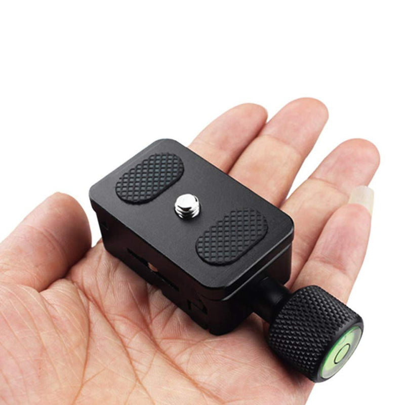Mini Quick Release Plate with 1/4'' Screw, Cameras Quick mounting Stand Base Clip tripods Accessory for Photography Lovers