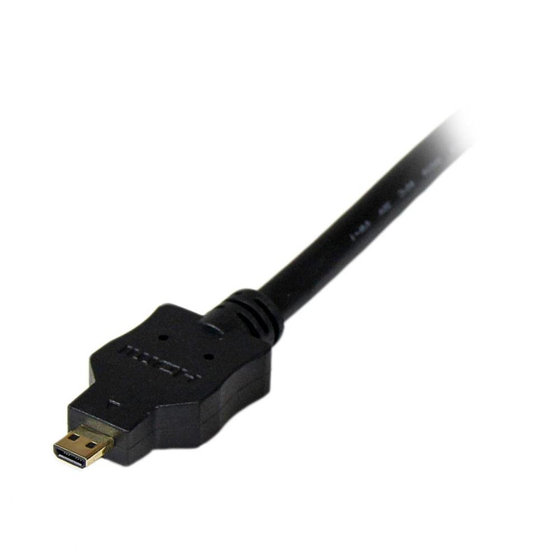 StarTech.com 3m Micro HDMI to DVI-D Cable - M/M - 3 meter Micro HDMI to DVI Cable - 19 pin HDMI (D) Male to DVI-D Male - 1920x1200 Video (HDDDVIMM3M), Black, 10 ft / 3m