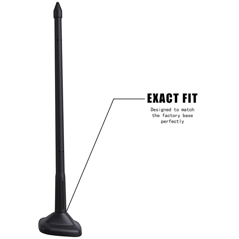 VOFONO 11 Inch Antenna Fits for Mini Cooper 1999-2020, Car Wash Proof Flexible Rubber Copper Core Antenna, Designed for Optimized FM/AM Signal Reception