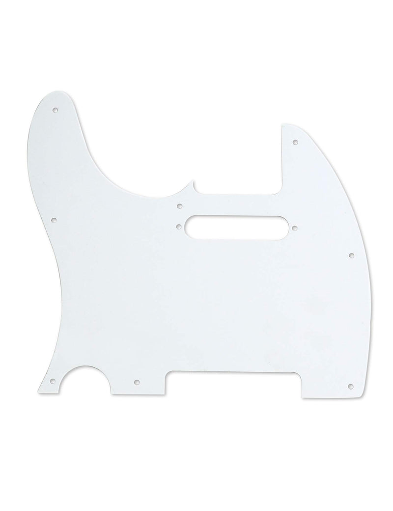 Metallor Electric Guitar Pickguard Scratch Plate 3 Ply Single Coil Compatible with Tele Telecaster Style Electric Guitar Parts Replacement. (Red Tortoise) Red Tortoise