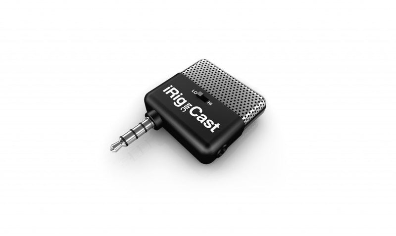 IK Multimedia iRig Mic Cast - Ultra Compact Microphone for iPhone/iPad/Android