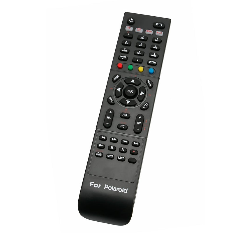 RC-201 Replaced Remote fit for Polaroid TV TLA04641 TDX-03211C 845C45GF1XAPH FLX374 TDX02611C TDX03211C FLM-4034B FLM-4234BH TDA-03211C TDX-01930B 1513-TDXB 1913-TDXB 2611-TLXB 3211-TLXB 2611TLXB