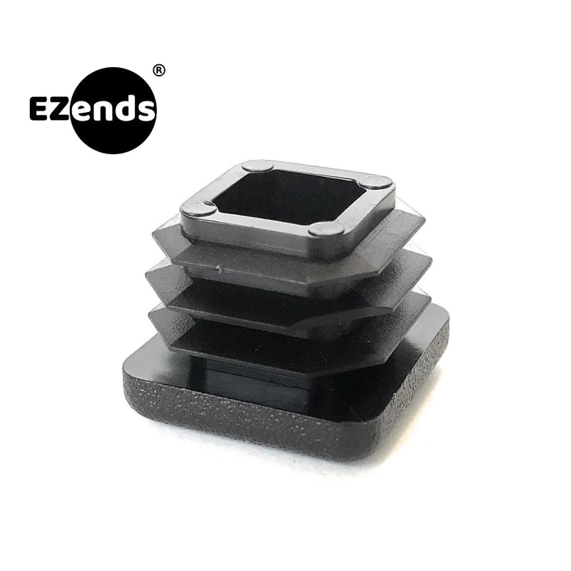 3/4 Inch Square Tubing End Cap 100PK (14-20 Gauge Wall Tubing) Plastic Plugs/Square End Caps/Plastic End Caps/Square Plug/Square Plastic Plug/ by EZENDS … (100) 100 14/20 Gauge