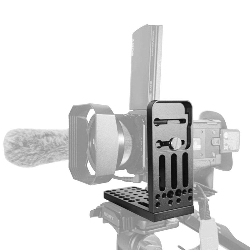 CAMVATE Cheese Plates with 1/4" & 3/8" Mounting Points and Screw Bolts for DSLR Camera Tripod & Gimbals Stabilizer - 2746