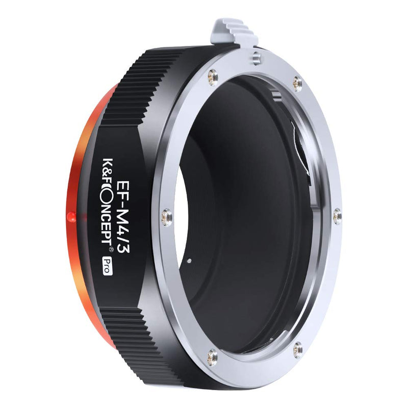 K&F Concept EOS to M4/3 MFT Olympus Adapter for Canon EF EF-S Mount Lens to M4/3 M43 MFT Mount Camera with Matting Varnish Design for Olympus Pen E-P1 P2 P3 P5 E-PL1 Panasonic Lumix GH1 2 3 4 5 EOS-M4/3