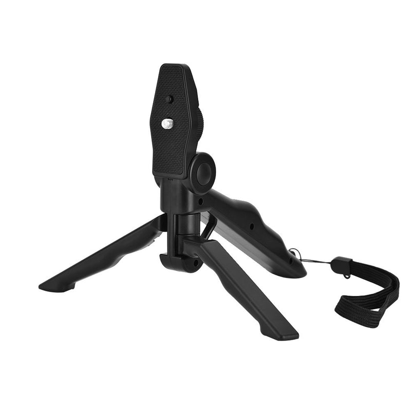 Serounder Smartphone Handheld Tripod, Foldable Phone Holder Tripod Stabilizer Adjustable Hand Grip Mount for Kinds of Smartphone