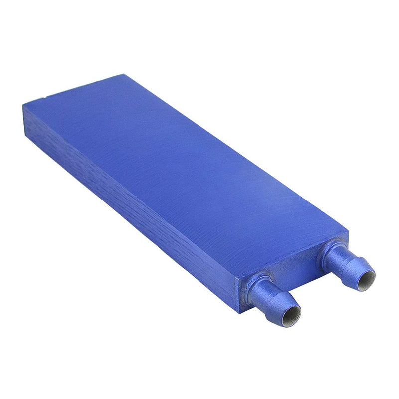 BXQINLENX Aluminum Water Cooling Block for CPU Graphics Radiator Heatsink 40x 120mm Blue