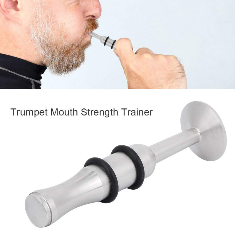 Drfeify Trumpet Mouth Exercises, Brass ND21 Trumpet Mouth Strength Trainer Accessories for Trombone, French Horn, Saxophone