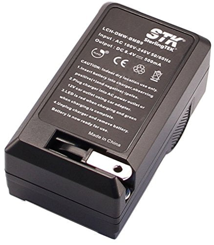 STK's DMW-BMB9 Charger for Panasonic Lumix DMC-FZ70, DMC-FZ100, DMC-FZ40, DMC-FZ150, DMC-FZ60, DMC-FZ47, DMC-FZ72 Cameras, DMW-BMB9PP Battery, DE-A83 Charger