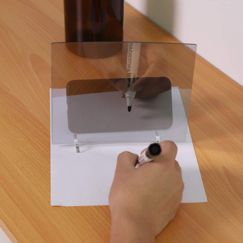 [AUSTRALIA] - Sketch Wizard Optical Drawing Board,LED Light Stencil Board Light Box Tracing Drawing Board Sketch Mirror Reflection Phone Dimming,Waterproof Drawing Board 
