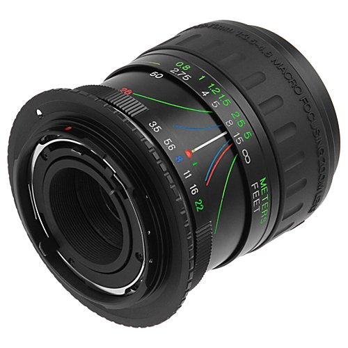 Fotodiox Pro Lens Mount Adapter -- Zeiss Contax/Yashica (c/y) Lens to Canon EOS Camera, for Canon EOS 1D, 1DS, Mark II, III, IV, 1DC, 1DX, D30, D60, 10D, 20D, 20DA, 30D, 40D, 50D, 60D, 60DA, 5D, Mark II, Mark III, 7D, Rebel XT, XTi, XSi, T1, T1i, T2i, ...