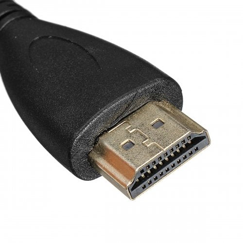 [AUSTRALIA] - Cablecc 90 Degree Right Angled Type Mini HDMI Male to HDMI Male Stretch Spring Cable 4ft Cablecc 