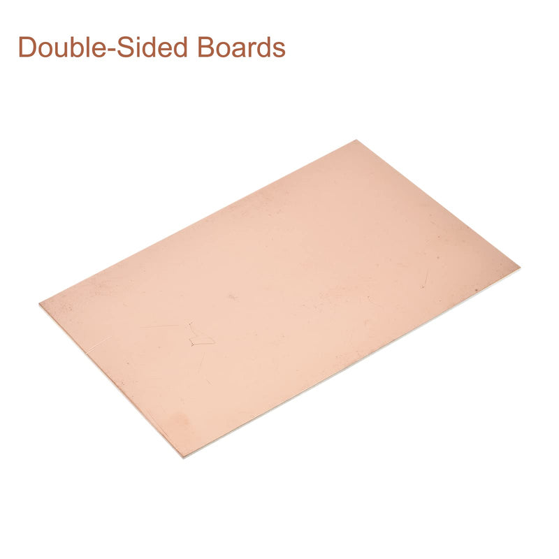 MECCANIXITY PCB Copper Clad Board Laminate 200mm x 150mm x 2mm FR4 Glass Fiber Double-Sided for Circuit Projects 200mmx150mmx2mm