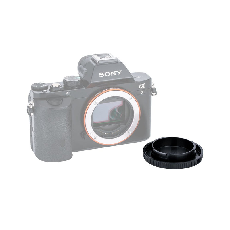 Body Cap and Rear Lens Cap Kit for Sony Alpha Series and NEX Series E-Mount Camera & Lens for Sony A7C A7 A7II A7III A7S A7SII A7SIII A7R A7RII A7RIII A7RIV A6600 A6500 A6400 A6300 A6100 A6000 A5100 1-Pack