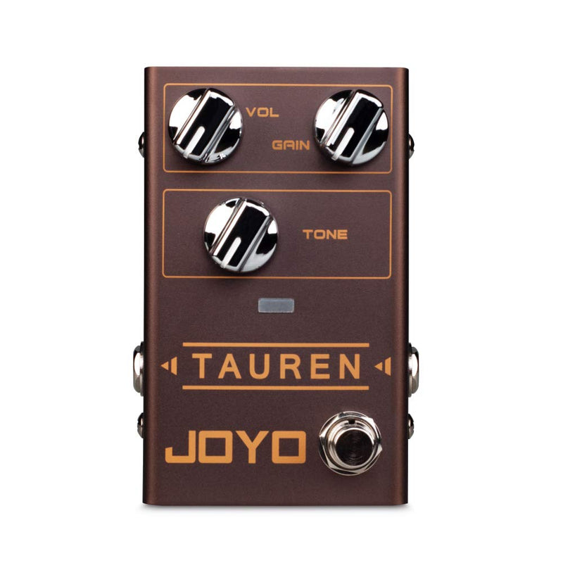 [AUSTRALIA] - JOYO Tauren R-01 R Series Wide Range High Gain Overdrive Pedal from Clean Boost to Distortion for Electric Guitar Effect (R-01) 