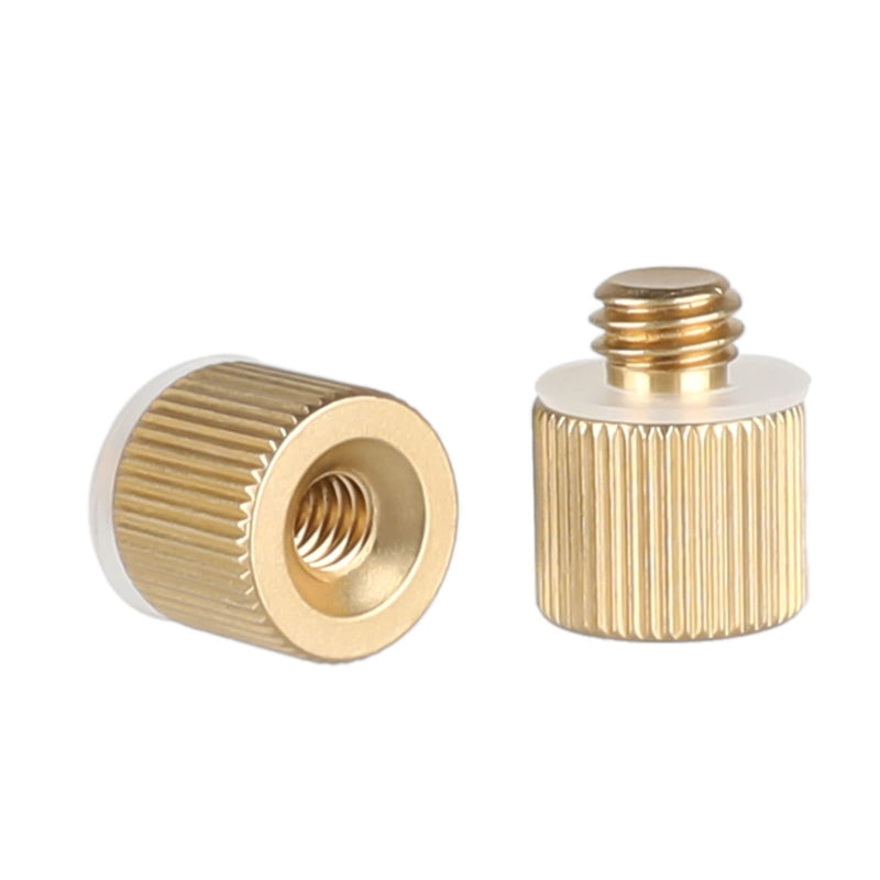 CAMVATE 1/4"-20 Female Threaded Adapter to 3/8"-16 Male Threaded Post(2 Pieses) - 1243