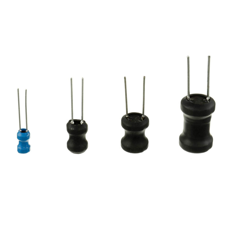 BOJACK 15 Values 160 Pcs Inductor 10 uH to 20 mH DIP Radial Power Choke Inductors Assortment Kit